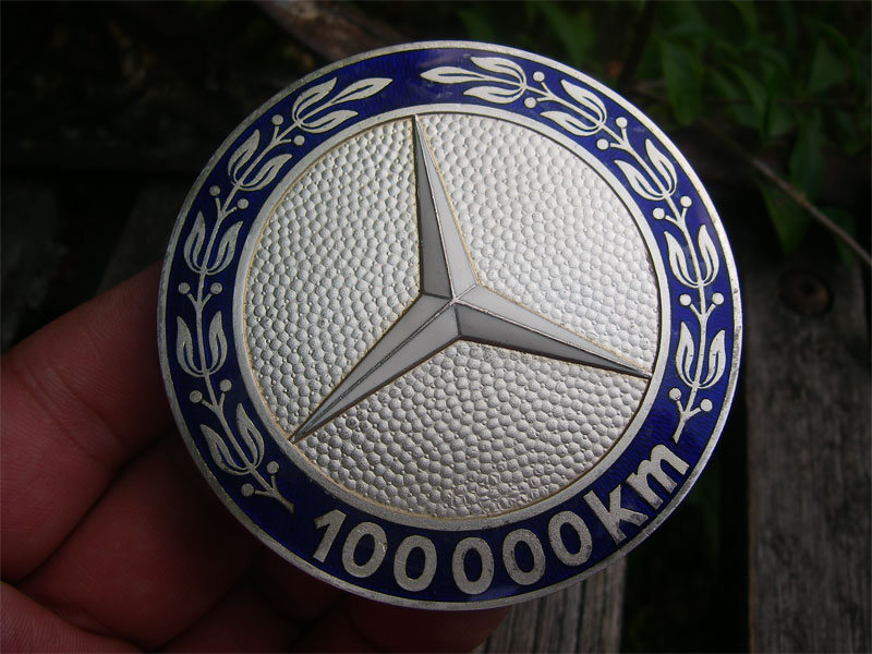Mercedes benz mileage grille badges #5
