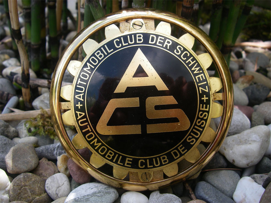 Find vintage ACS AUTOMOBILE CLUB SUISSE SWITZERLAND SCHWEIZ enamel