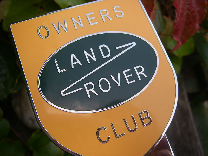 LAND ROVER Badge OWNERS CLUB Emblem Plakette eBay