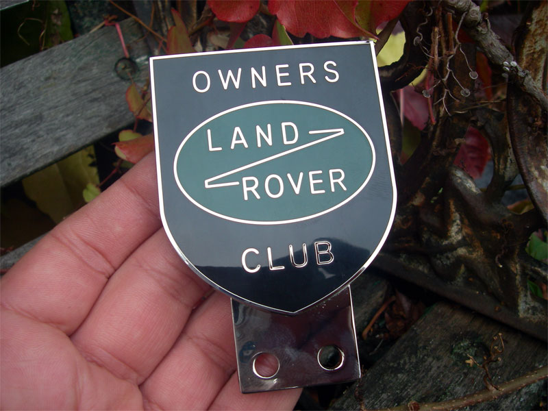 LAND ROVER Badge OWNERS CLUB Emblem Plakette eBay